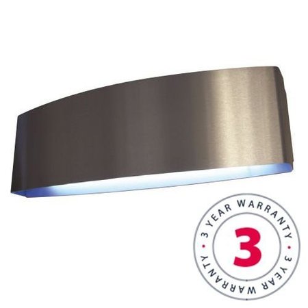 PESTWEST USA LLC PestWest Mantis Sirius Decorative Discreet Commercial Fly Light - Stainless Steel 125-000374